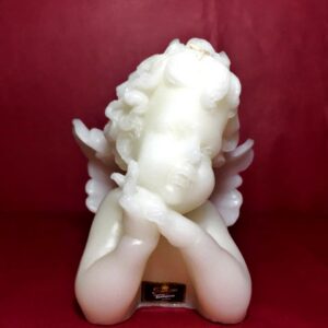 Vela con forma de angel