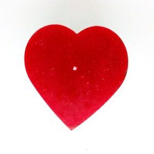 Corazón Decorado Grande Rojo