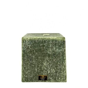 Cuadrado 10x10 verde con dorado