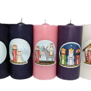 1/2 Velón adviento historia de 5