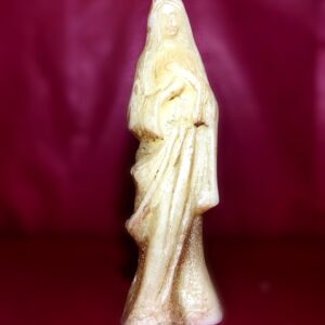 Virgen Medalla Milagrosa Pintada cafe blanca