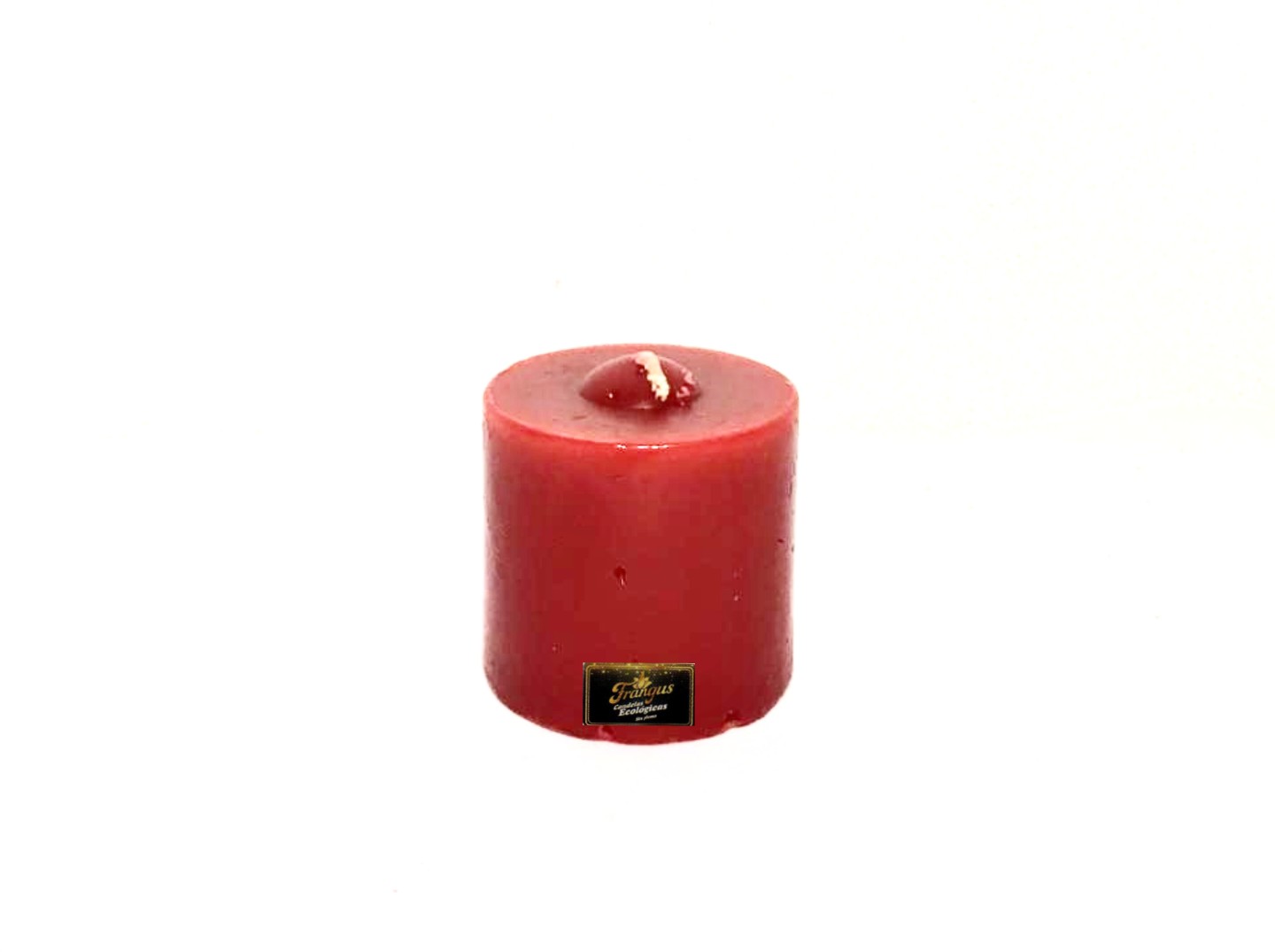 Velas 1/4 velon 1 unidad, 5.5x5 cm roja